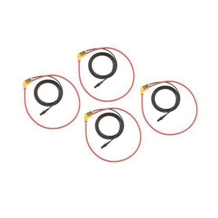 Fluke Iflex Current Clamp Probe, Flexible, 1000 Vac, 6000 A, 5060 Hz, 111 In Conductor, Tpr I17XX-FLEX6000/4PK